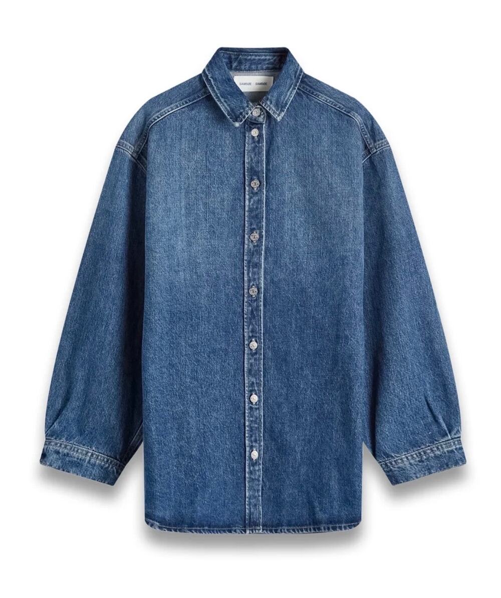 Samsoe Samsoe salea denim shirt jacket oversized jean M L top